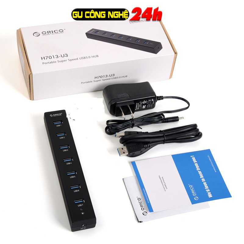 Hub chia 7 cổng usb 3.0 orico h7013-u3