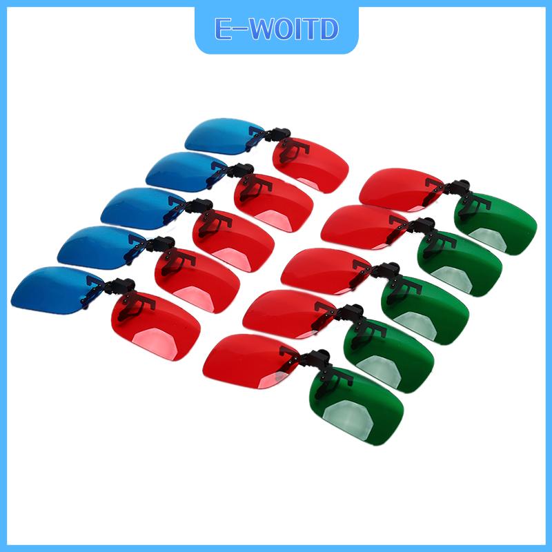 【E-WOITD】 แว่นตา3D เหมาะกับแว่นตาตามใบสั่งแพทย์มากที่สุดสำหรับภาพยนตร์3D เกมและทีวี ราคา 33 บาท*ส่งฟรี
