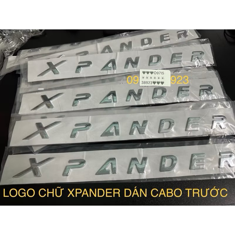 Logo chữ XPANDER CAO CẤP GIÁ RẺ