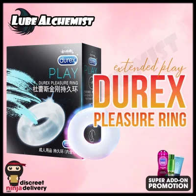 LubeAlchemist™ Durex Play Ring Flirting Cock Ring Delay Premature Ejaculation penis lock Sex Toys For Him Male Adult Toys