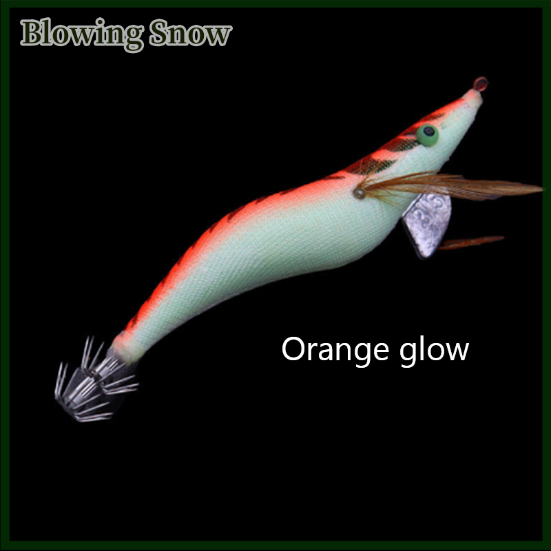 Blowing Mực Móc Gỗ Tôm Mực Móc Mực Gỗ Tôm Sáng Gỗ Tôm Luya Giả Mồi Giả Tôm Câu Cá Mực