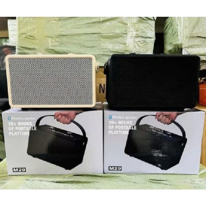 Loa Bluetooth Karaoke Mar-sha M28 Kèm 2 Mic và Loa Bluetooth Karaoke Mar-sha M28 (không Mic). LMS