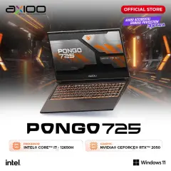 Axioo Pongo 725 Intel i7-12650H/16GB/512GB/RTX 2050/FHD IPS 144Hz - Windows 11