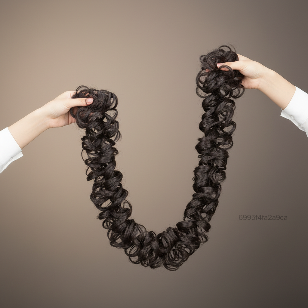 Máy Làm Búi Tóc Donut Cho Nữ Nhiệt Độ Lụa Nhẹ Thoải Mái Tự Nhiên KK-VN - 2