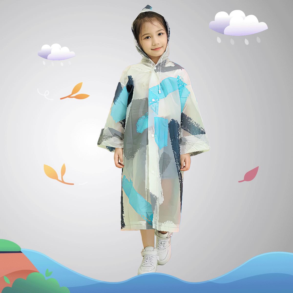 Jas Hujan Anak Motif Karakter Raincoat EVA Waterproof Ponco Material Ringan Ukuran All Size - 80938 Harga 21,800 rupiah*Gratis Ongkir