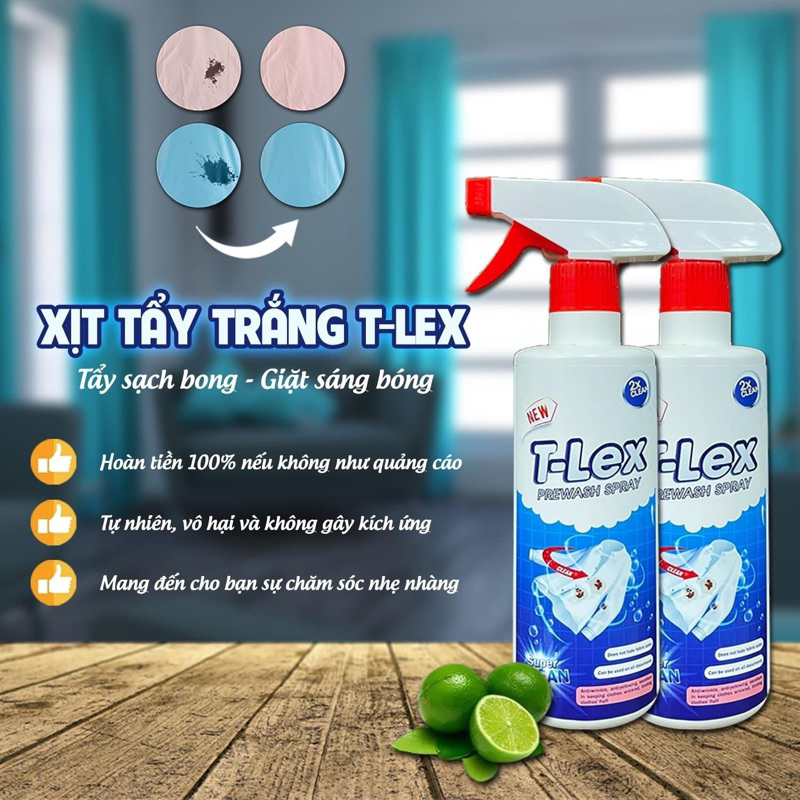 xịt tẩy trắng cao cấp T-LEX