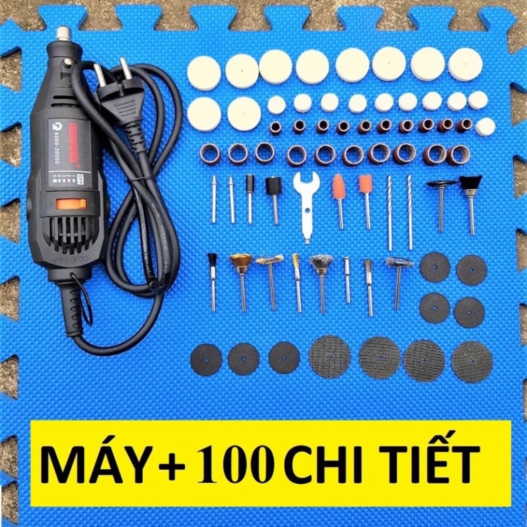  Máy Mài Khuôn Mini Máy Khoan Cắt Đa Năng 5 Cấp Độ Cầm Tay Siêu Mạnh Kèm 100 Chi Tiết Đánh Bóng Mài Cắt 