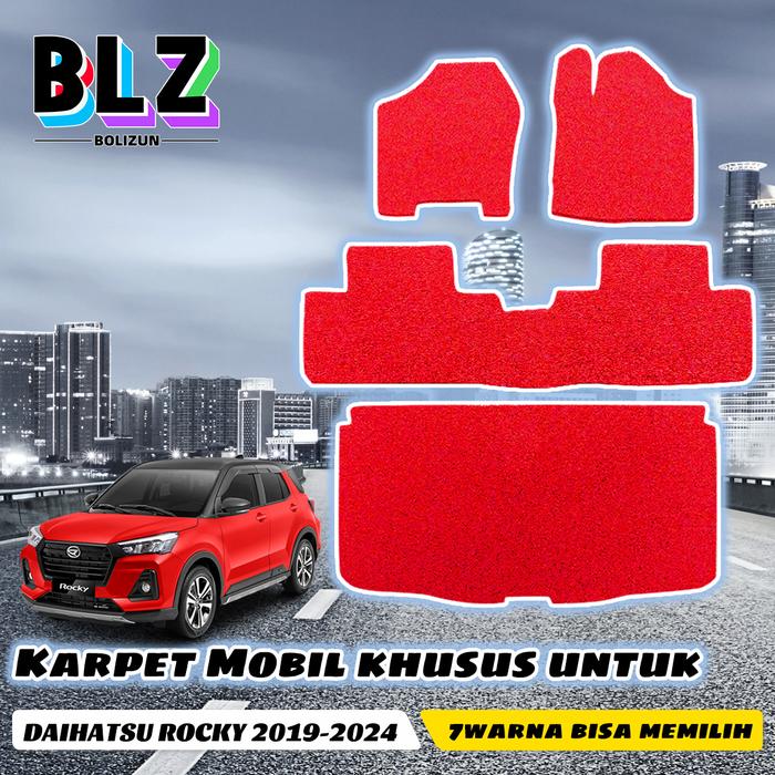 BOLIZUN KARPET MOBIL CUSTOM TOYOTA RAIZE & DAIHATSU ROCKY 2019-2025 (2 BARIS DAN 2BARIS+BAGASI)-Sukses Gemilang21 Harga 632,000 rupiah*Gratis Ongkir