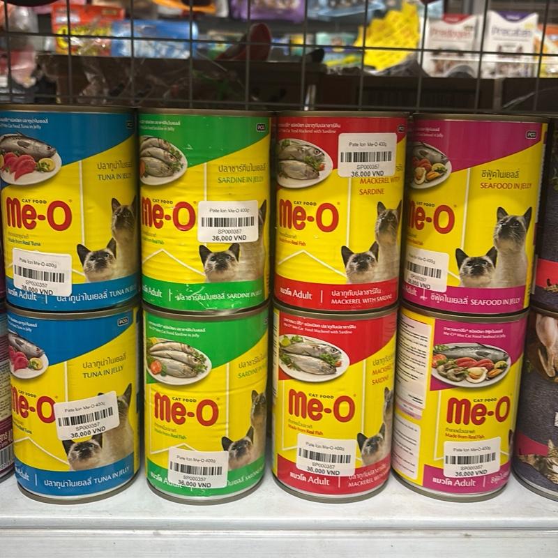 PATE ME-O LON 400g CHO MÈO - PATE DINH DƯỠNG - giảm nguy cơ sỏi thận cho boss yêu