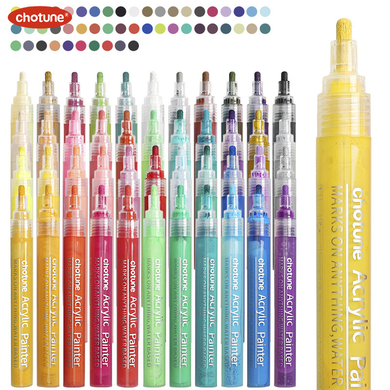 xianyun Acrylic marker hand drawn highlight pen, water-based acrylic pigment pen Highlighters & Markers