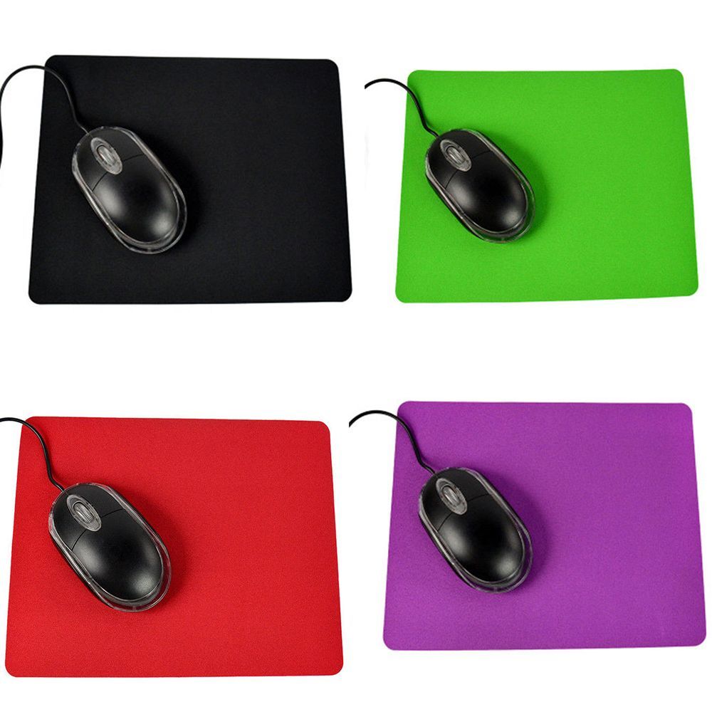IRE14 Fabric Laptop Fashion Gamer Trackball Silicone Mice Solid Mousepad