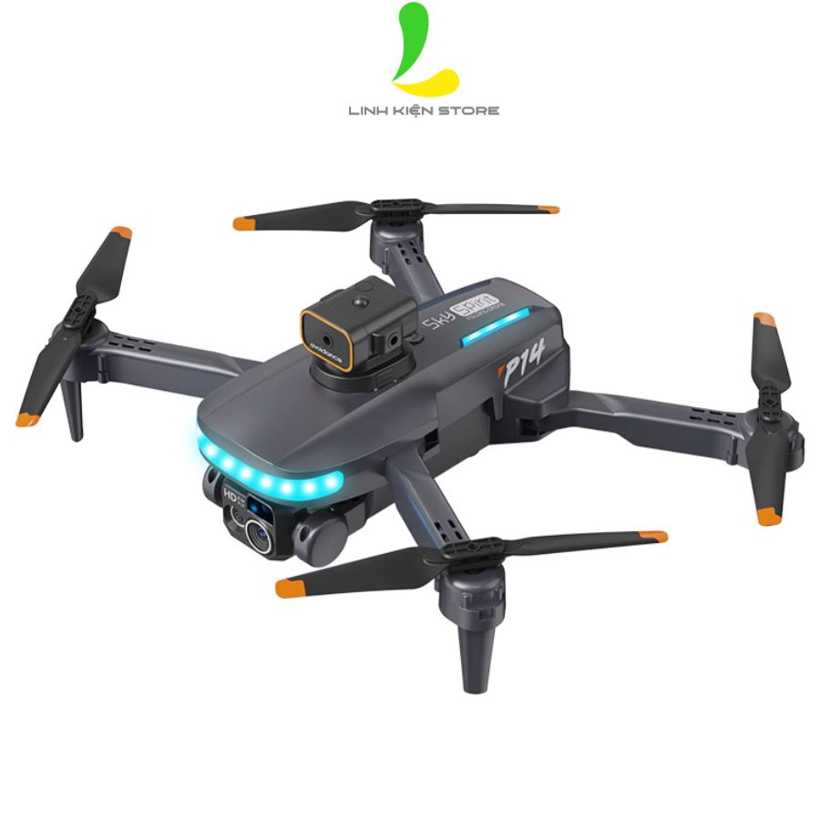 Flycam P14 - Thiết bị bay giá rẻ có camera kép HD, tích hợp nhiều tính năng thông minh và dung lượng pin khủng