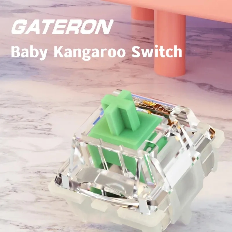GATERON Baby Kangaroo Switch Tactile Switch Keyboard Mechanical Switch 5 Pin 59g 30pc Hot Swappable Mechanical Switches for Keyboard