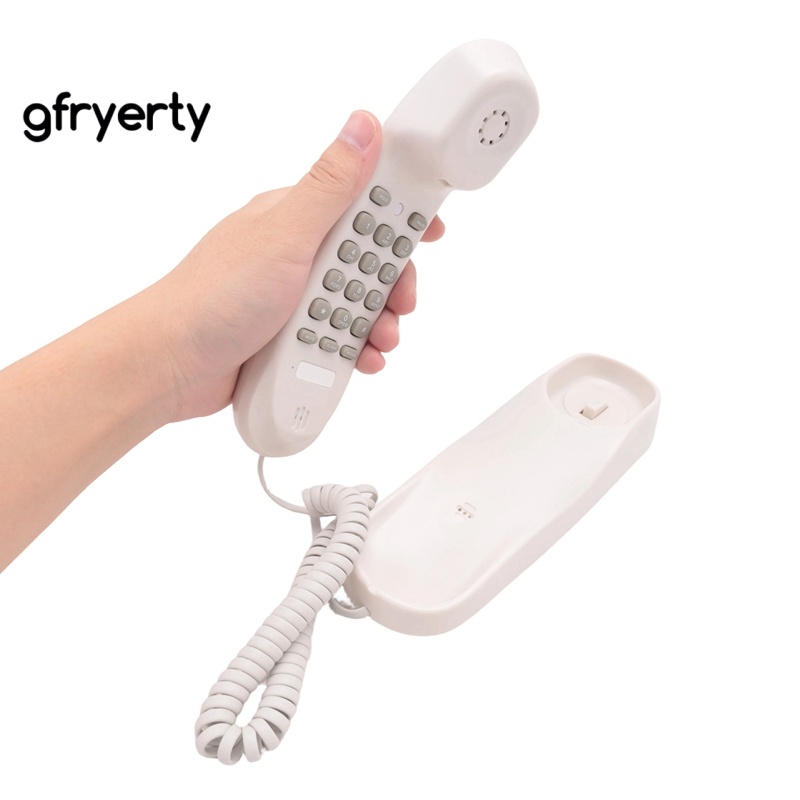 【Latest model】Wired Wall Phone, Hotel Small Phone, Suitable for Home/Bathroom/School/ Fixed Wall Phone ราคา 281 บาท*ส่งฟรี