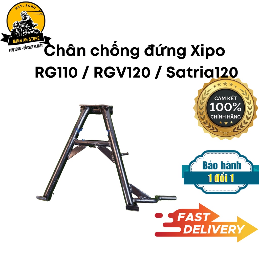 Chân chống đứng Xipo RG110 / RGV120 / Satria120 - Sản xuất tại Vietnam