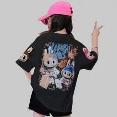 Labubu  Kaos Anak Prempuan karakter SHIBAKIDS C27  Usia 3 tahun s/d 14 tahun baju anak cewe