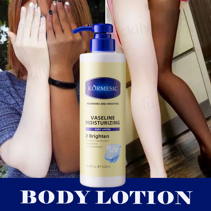 Vaseline Sữa dưỡng thể làm trắng da siêu trắng Kem Làm trắng Kem body siêu trắng Kem dưỡng ẩm làm trắng da 500ML