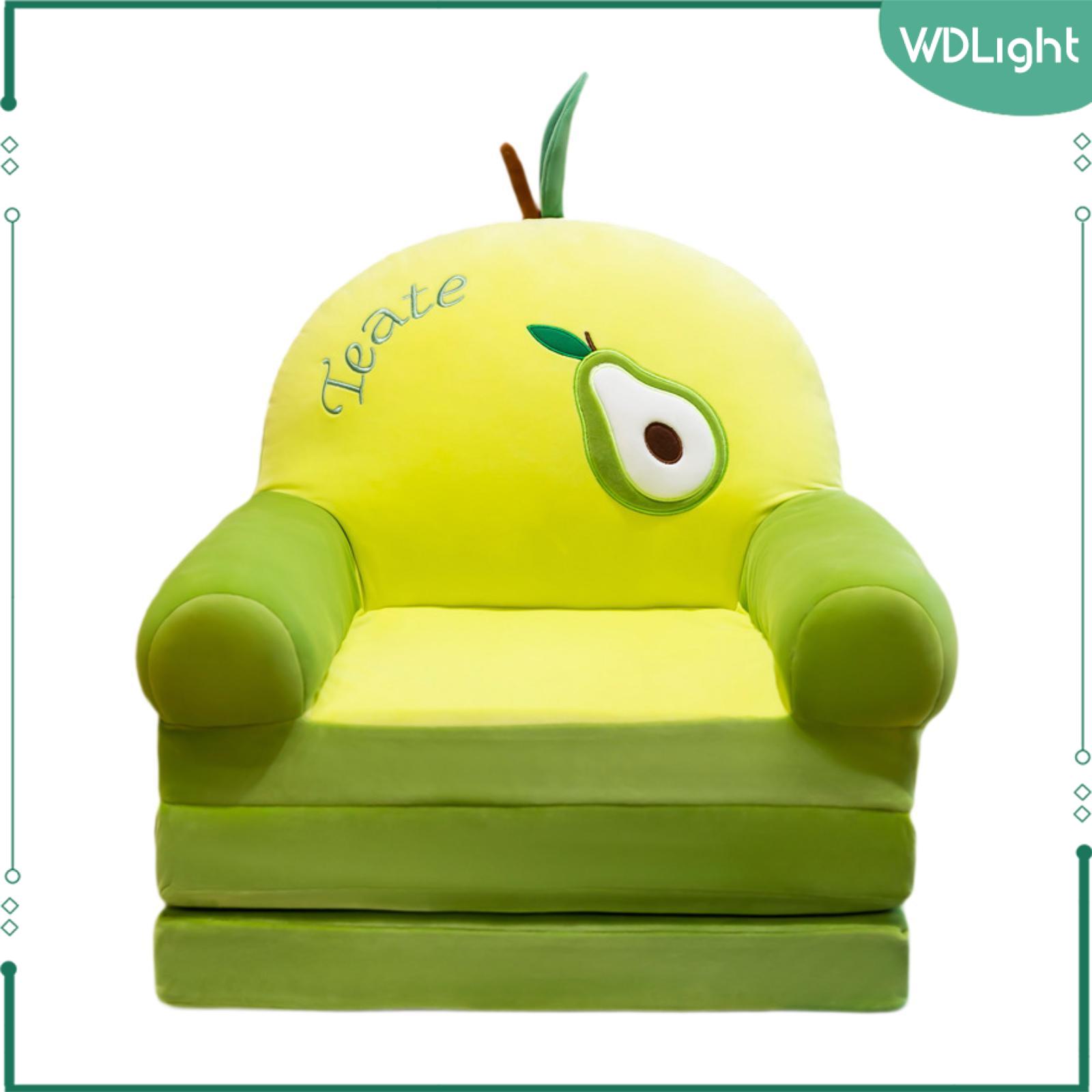 WDLight Kids Couch Fold Out Convertible Sofa to Lounger 2 in 1 Cute Washable Furniture Chair Folding for Bedroom Living Room Home - 5