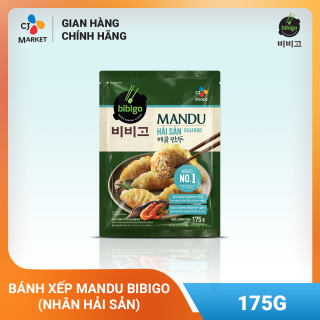 [CHỈ GIAO HCM] Bánh xếp Mandu Bibigo 175g (nhân Thịt nhân Hải sản) thumbnail