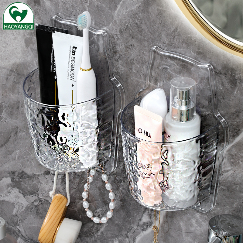 Ánh sáng sang trọng treo tường lưu trữ hộp miễn phí đấm lưu trữ hộp đặc biệt lưu trữ giỏ giỏ treo giỏ tắm giá lưu trữ