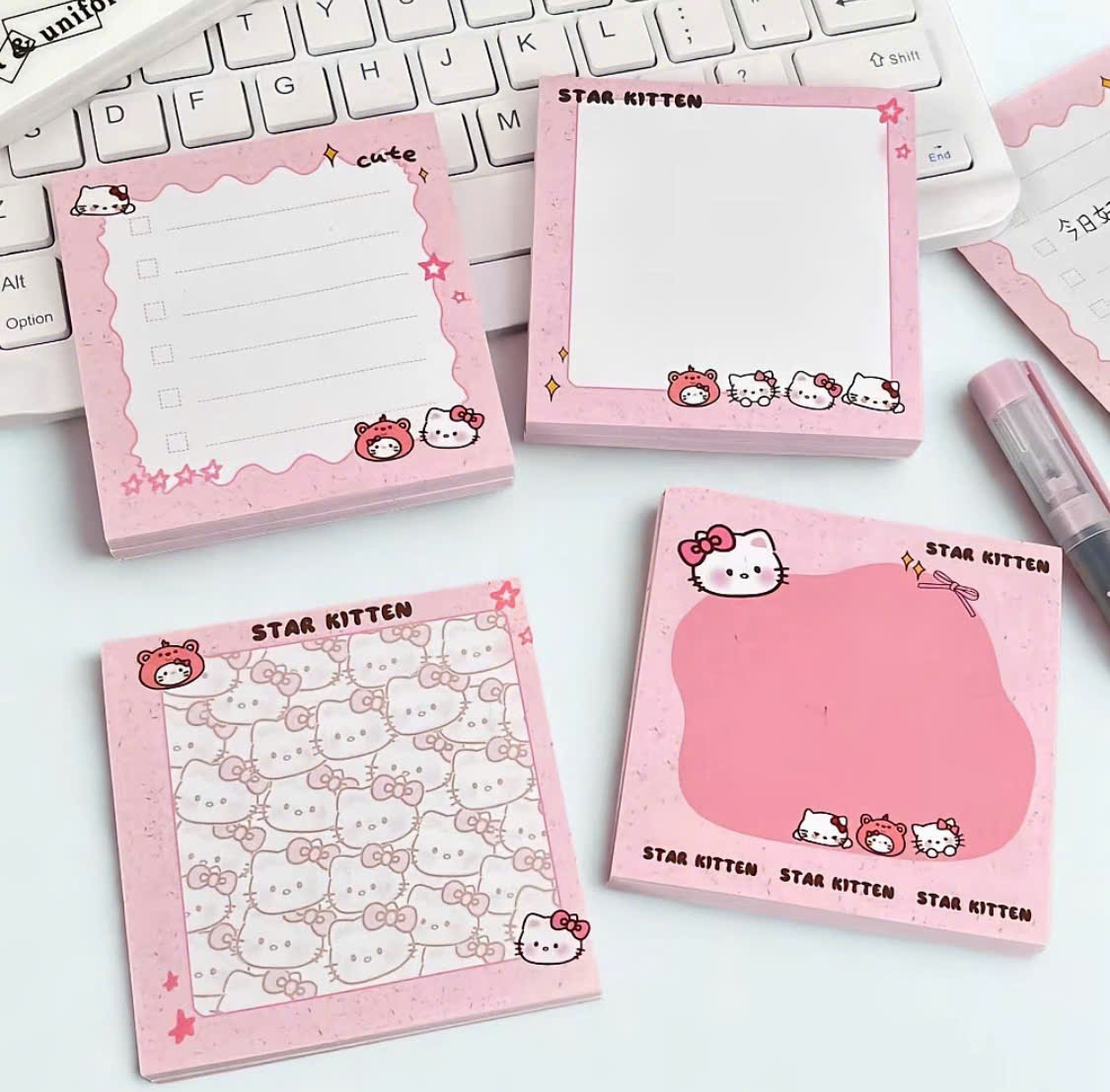 giấy nhớ vuông KT-Giấy Note Ghi Chú Học Sinh, Sinh Viên, Văn Phòng Phẩm Cute