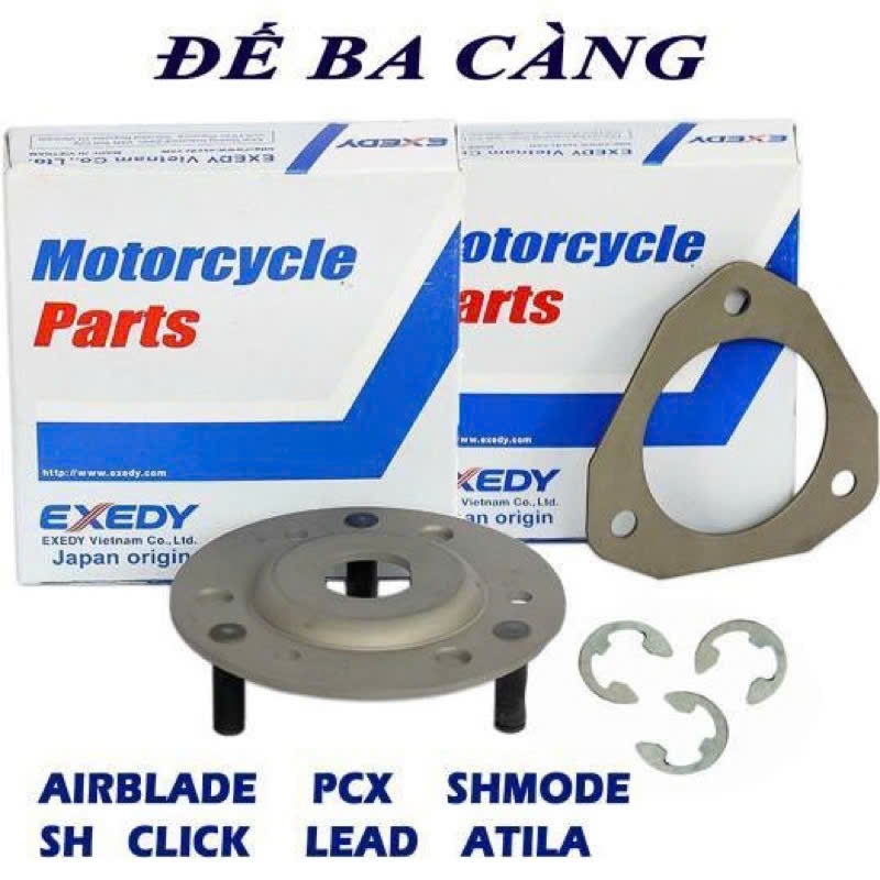 Đế 3 Càng Exedy lắp xe tay ga Ab Lead Pcx Sh