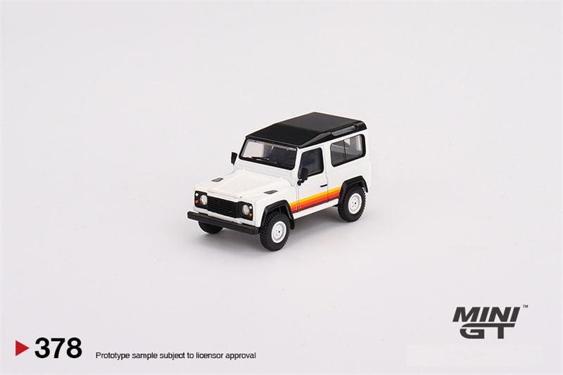 Mini GT 1:64 Land Rover Defender 90 toa xe màu trắng Xe mô hình ghe99zm