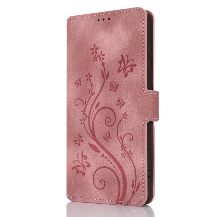【HZSUNSKY】 Dreamy Butterfly Love Flower Embossed Leather Phone Case For iPhone 15 Pro Max/iPhone 15 Plus/iPhone 14 Plus/iPhone 14 Pro/iPhone 14 Pro Max/iPhone 13 Pro Max/iPhone 13 mini/iPhone 12 / 12 Pro/iPhone 12 Pro Max/iPhone 12 mini/iPhone 11 Pro Max