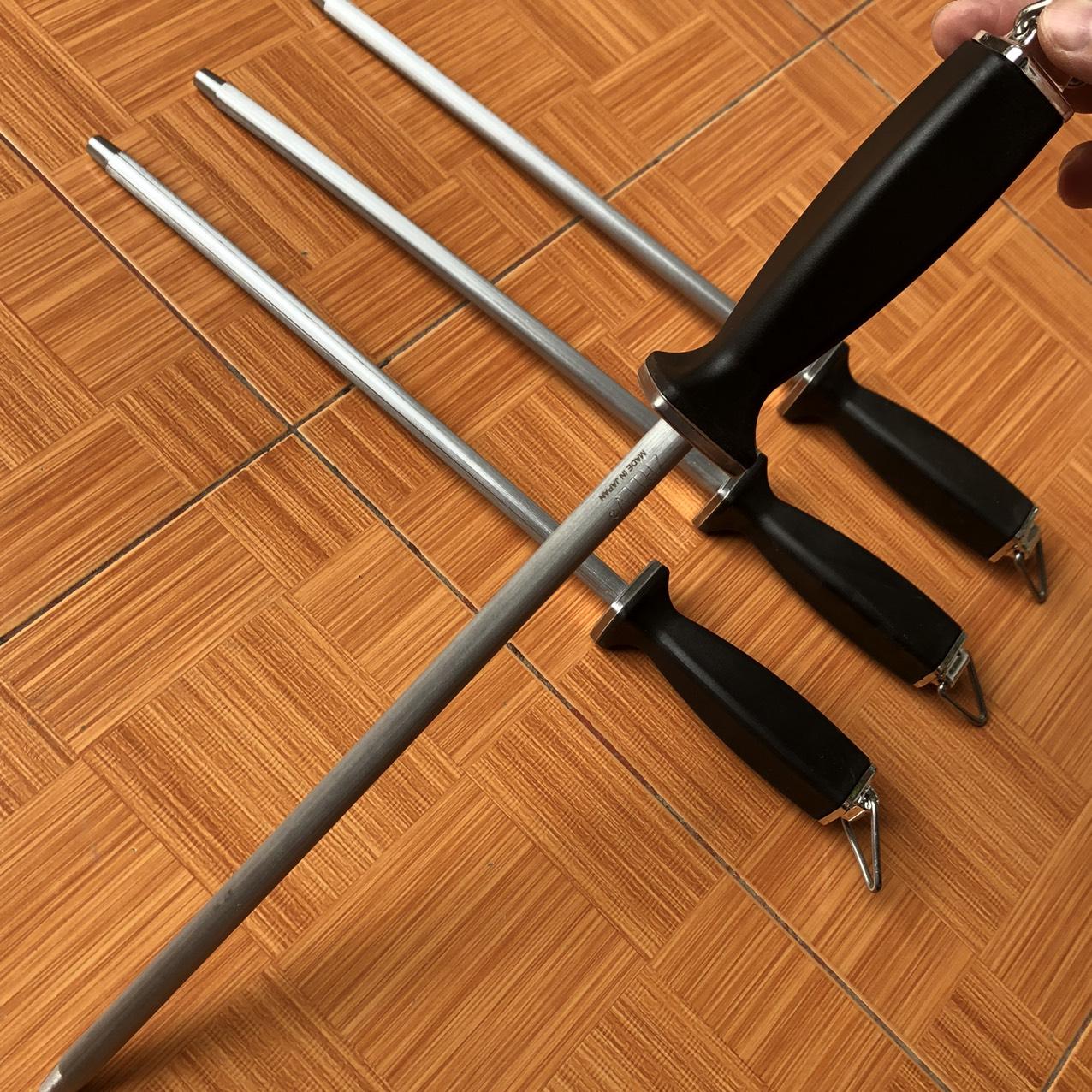 Dụng cụ mài dao – Cây liếc mài dao kéo (giũa tròn) Nhật dài 42cm tiện lợi lưỡi dao nhanh sắc bén