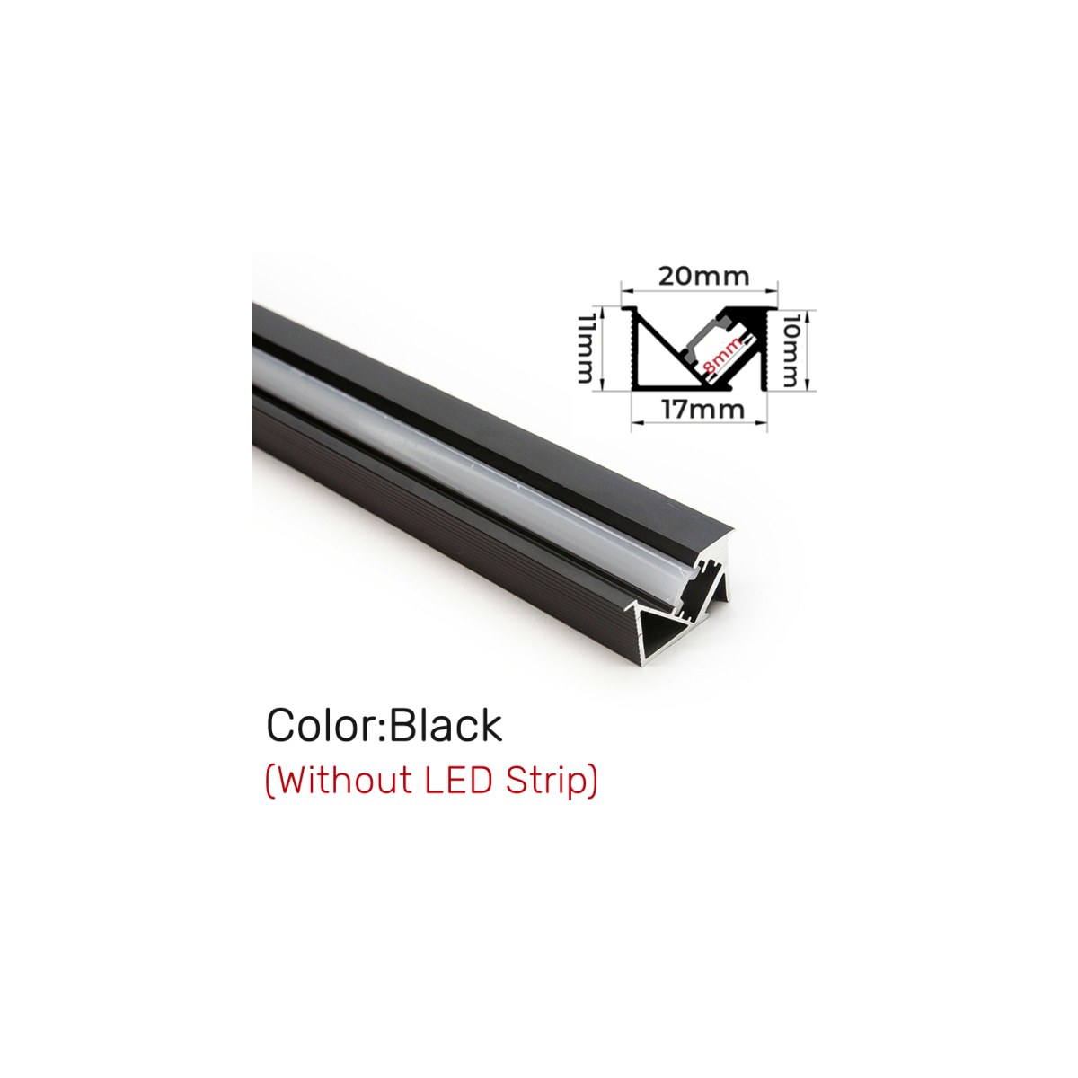 【Online】 Aluminum Recessed Led Profile Invisible Hard Bar Strip 12V Hidden Backlight Channel with Milky Cover for Cabinet