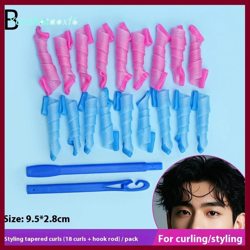 yunshataoxf 18 28 chiếc máy uốn tóc sóng nước không nhiệt Ma Thuật dụng cụ uốn tóc tự động tạo kiểu tóc dạng sóng bằng sắt - 2
