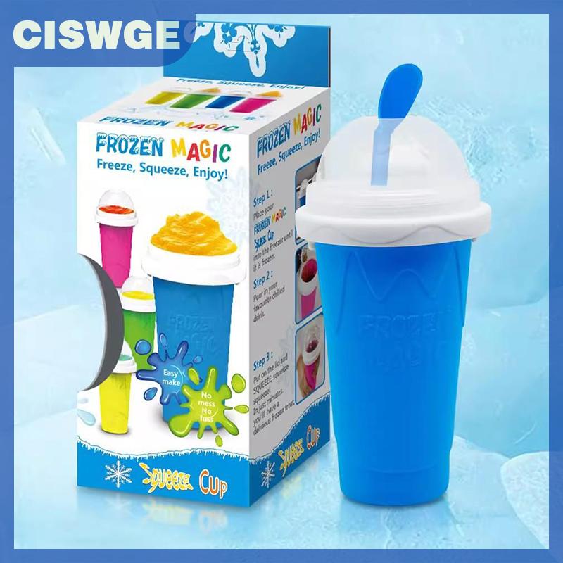 CISWGE Nhanh chóng đông lạnh slushy Maker cup công suất lớn slushy Cup cho Homemade smoothies nước trái cây kem mùa hè bóp beker công cụ nhà bếp