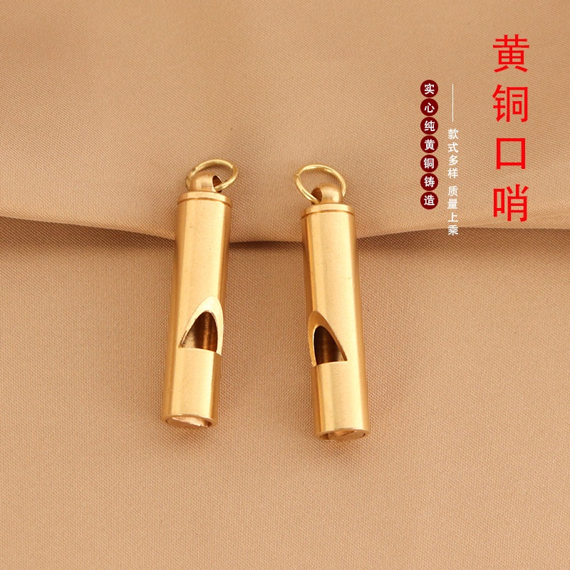 Bán Buôn Ngoài Trời Còi Sinh Tồn Phụ Tùng Xe Hơi Khóa Đồng Mặt Dây Chuyền Còi Trọng Tài Di Động Tay 