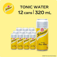 Schweppes Tonic Water 320ml - Pack of 12