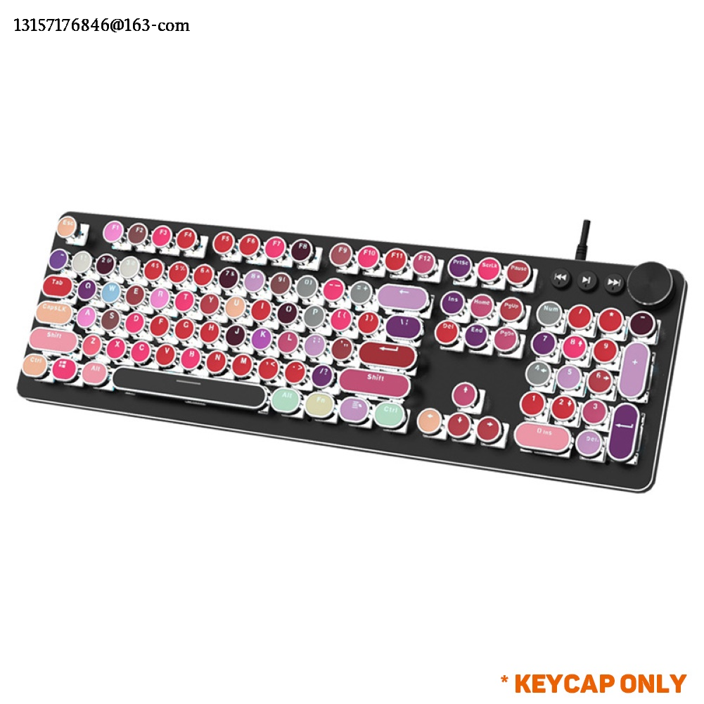 104 nút Bàn Phím Cơ PBT tròn để Cherry MX