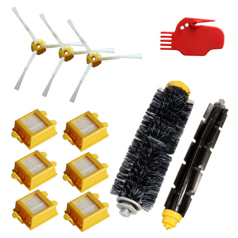 Pcs Replacement Brush Side Brush Hepa Vac Filter Kit For Irobot Roomba Series