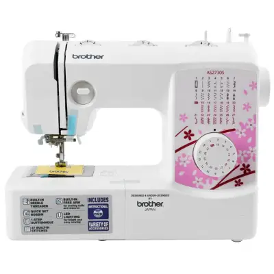 Brother AS2730S Sewing Machine + 1 Year Carry-in Warranty + LIMITED OFFER FREE RINATA SEWING THREAD (WORTH $6)