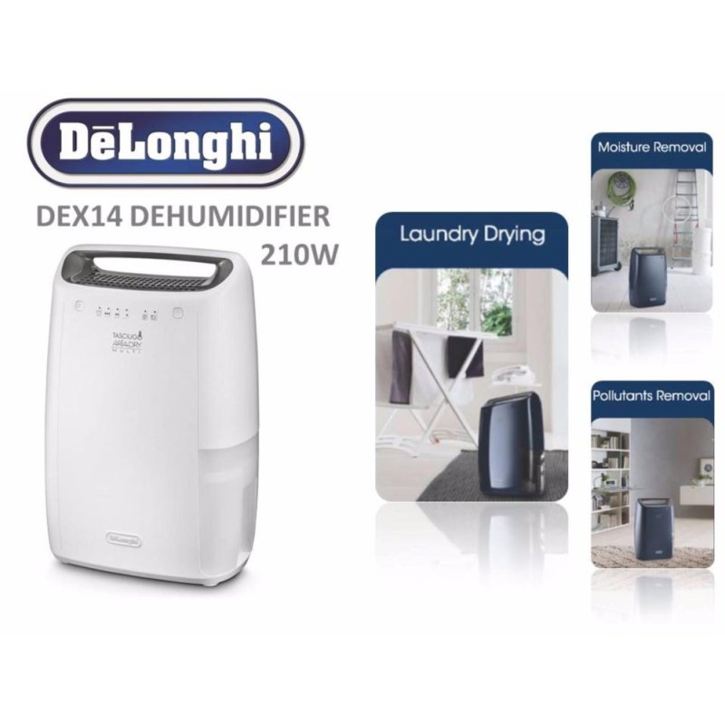 DeLonghi Tasciugo Ariadry Dehumidifier (White) - DEX14 Singapore