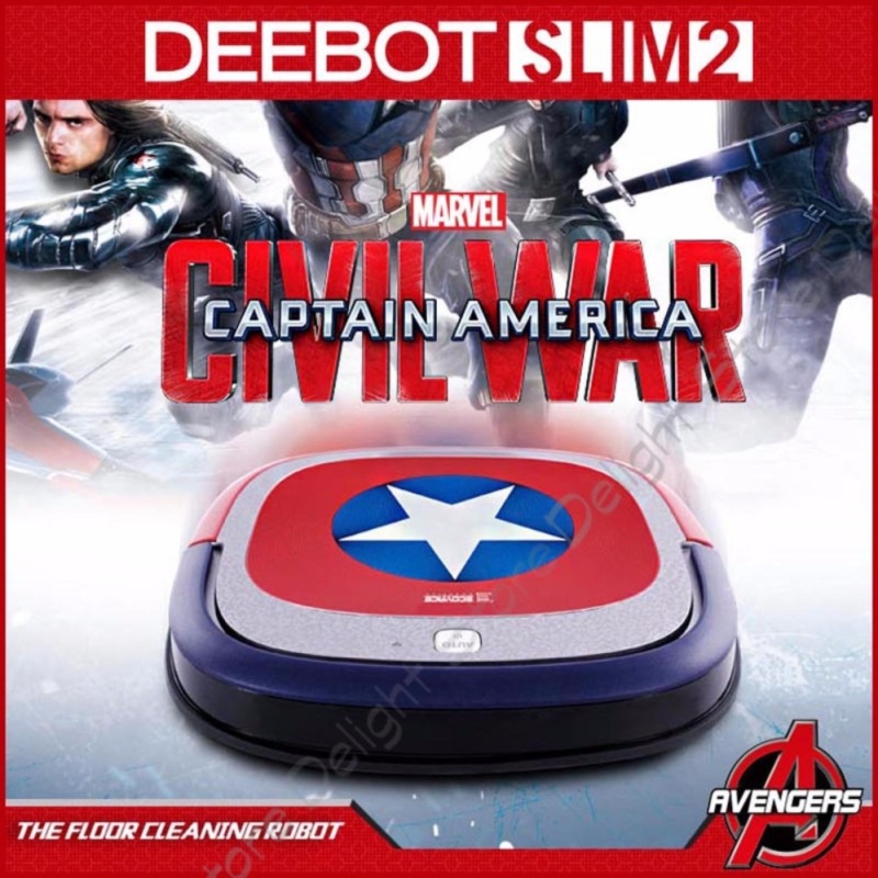 Ecovacs Korea Deebot Slim2 Wireless Floor Cleaning Robot Vacuum Mop Cleaner - intl Singapore