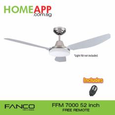 Fanco Ffm6000 Led Light N Remote Control Singapore Fanco Ffm 7000 52 Inch Ceiling Fan With Original Remote Metallic Silver Singapore