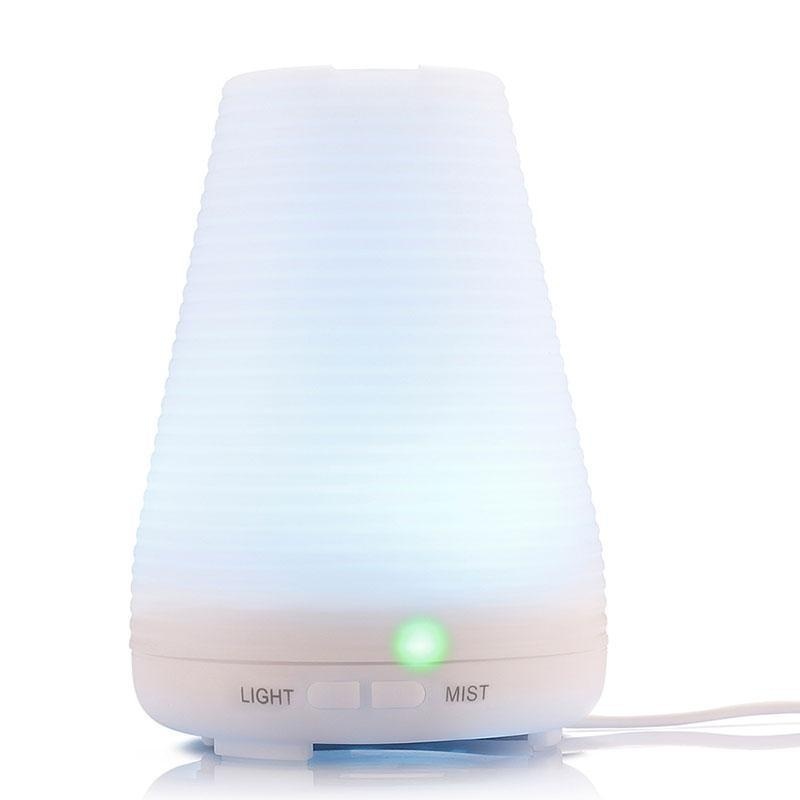 foorvof 100ml Essential Oil Diffuser,Portable Ultrasonic Aroma Cool Mist Air Humidifier Purifiers With 7 Color LED Lights Changing For Home Office - intl Singapore
