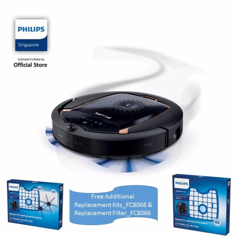 PHILIPS WITH Philips SmartPro Active Robot Vacuum Cleaner - FC8820/01 FREE Filter (FC8066 & FC8068) Singapore