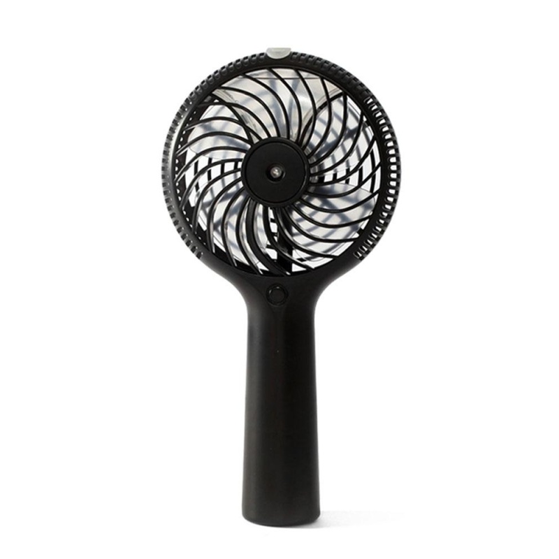 hatai USB Mini Handheld Spray Fan Humidifier Fan Rechargeable Portable Personal Cooling Mist Fan,Black - intl Singapore