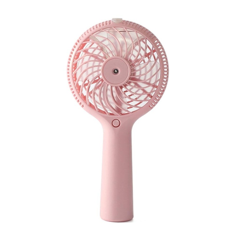 hatai USB Mini Handheld Spray Fan Humidifier Fan Rechargeable Portable Personal Cooling Mist Fan,Pink - intl Singapore