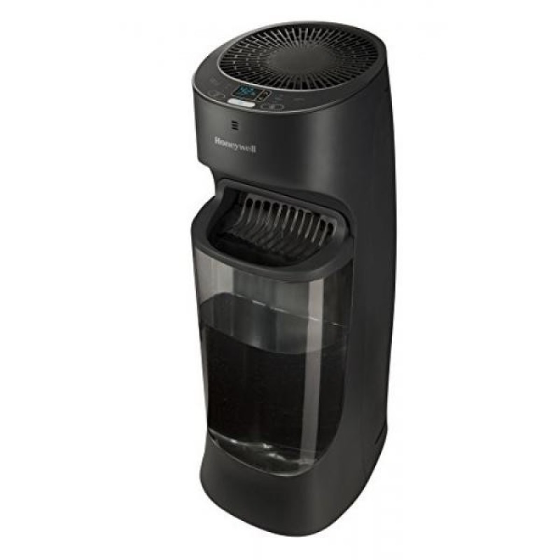 Honeywell Top Fill Tower Humidifier with Digital Humidistat, Black HEV620B - intl Singapore