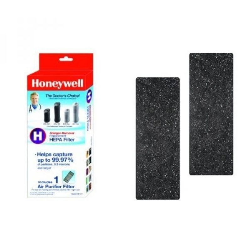 Honeywell True HEPA Air Purifier Replacement Filter, HRF-H1/Filter (H) & Honeywell Odor-Reducing Air Purifier Replacement Pre-Filter 2 Pack, HRF-B2 /Filter (B) - intl Singapore