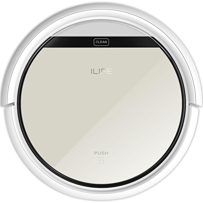 ilife V5 Intelligent Robotic Vacuum Cleaner LCD Touch Screen Self-charge HEPA Filter Sensor RC Robot Aspirador(EU PLUG) - intl Singapore