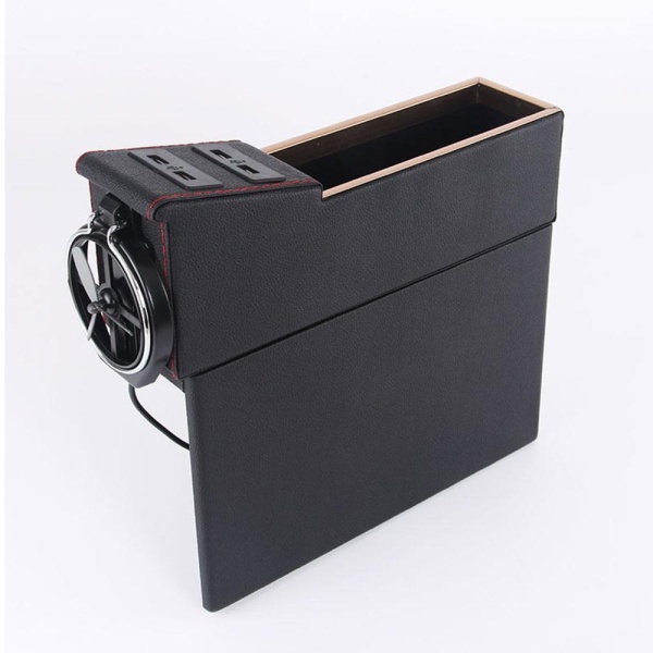 jingot Car Pocket Organizer Seat Console Filler Side with Foldable Cup Holder and 4 USB Charge Port - intl Singapore