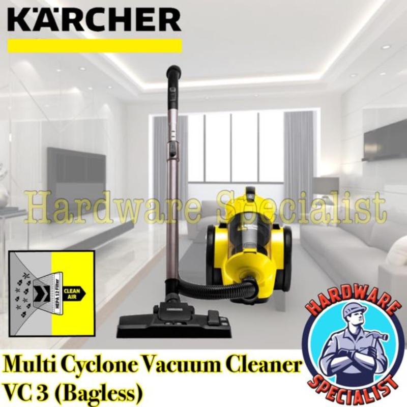 Karcher VC 3 Plus Multi Cyclone Vacuum Cleaner (Bagless) (White Colour) Singapore