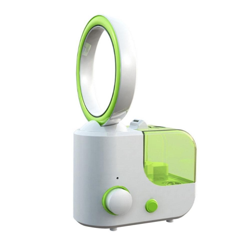 koklopo Air Humidifier Diffuser With Mute Bladeless Fan Air Purifier Air Conditioner Desk Fan 2in1 Humidifier - intl Singapore